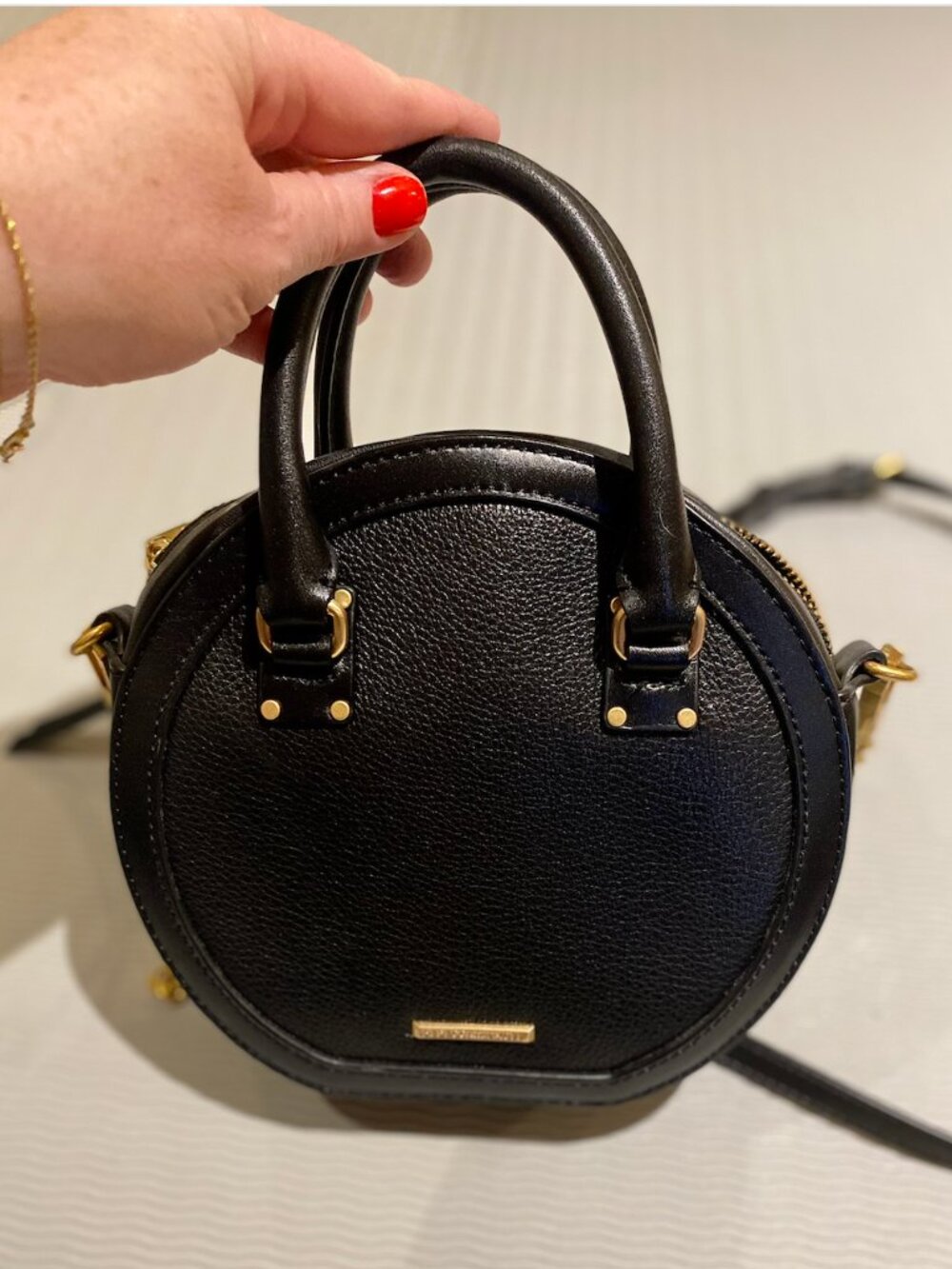 Rebecca Minkoff Bree Circle Bag Black - Picture 2 of 9